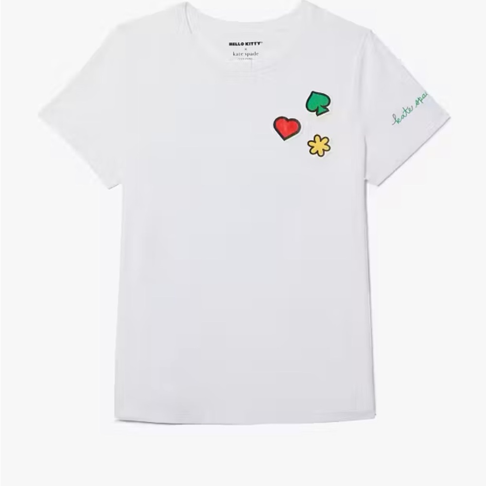 Hello Kitty x Kate Spade White Graphic T-Shirt